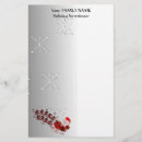 Search for funny christmas stationery paper Santa claus