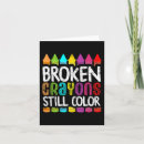 Search for crayon cards Broken