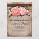 Search for burlap birthday invitations Floral