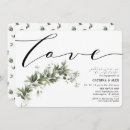 Search for greenery engagement party invitations Eucalyptus