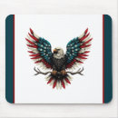 Search for red eagle mousepads Patriotic