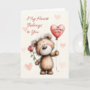 Search for cute bear valentines day cards Wife