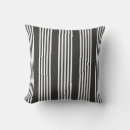 Search for charcoal gray and white cushions Stripes