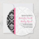 Search for monogram damask pink invitations Lace