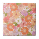 Search for 70s flowers tiles Orange