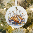 Search for swan christmas tree decorations Gold