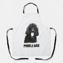 Search for funny poodle aprons Wolf