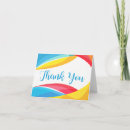 Search for blue and red thank you cards Rainbow