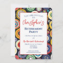 Search for fun retirement party invitations Colourful