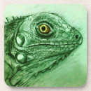 Search for lizard pet coasters Green