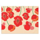 Search for red poppy tablecloths Botanical