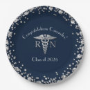 Search for nursing graduation plates Blue