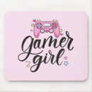 Search for girl gamers mousepads Cute