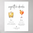 Search for his and hers wedding posters Cocktails
