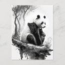Search for cute panda postcards Bamboo