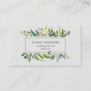 Search for eucalyptus business cards Greenery