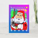 Search for karate christmas cards Santa