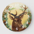 Search for deer head clocks Reindeer