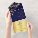 Search for blue damask wedding invitations Classic