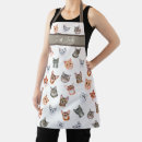 Search for cats aprons Watercolor
