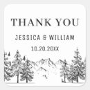 Search for mountains wedding stickers Country