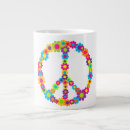 Search for retro peace sign mugs Flower