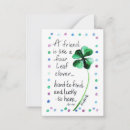 Search for four note cards Four leaf clover