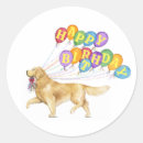 Search for golden retriever birthday stickers Cute
