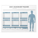 Search for motivational notepads Body measurement tracker