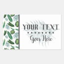 Search for plants rectangle stickers Greenery