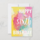 Search for 6th birthday cards Happy