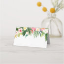 Search for tropical place cards Watercolor