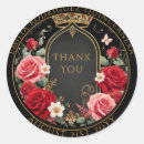 Search for black red gold stickers Roses