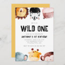 Search for wild animal invitations Kids