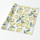 Search for lemon wrapping paper Botanical