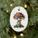 Search for vintage mushroom christmas tree decorations Whimsical