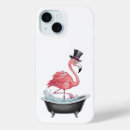Search for funny flamingo cases Watercolor