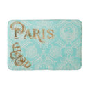 Search for turquoise floral bath mats Gold