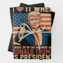 Search for president wrapping paper Funny