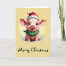 Search for piglet christmas cards Animal