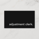 Search for clerk business cards Professional