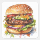 Search for juicy stickers Burger