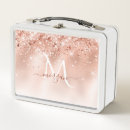 Search for rose gold lunch boxes Glitter