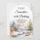 Search for winter woodland birthday invitations Nature