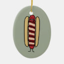 Search for hot dog christmas tree decorations Wiener