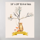 Search for baby shower guest book posters Tree