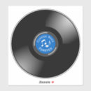 Search for vintage vinyl stickers Record