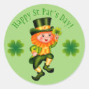 Search for st pats day stickers Green