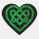 Search for green celtic knot stickers Heart