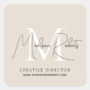Search for monogram logo stickers Elegant